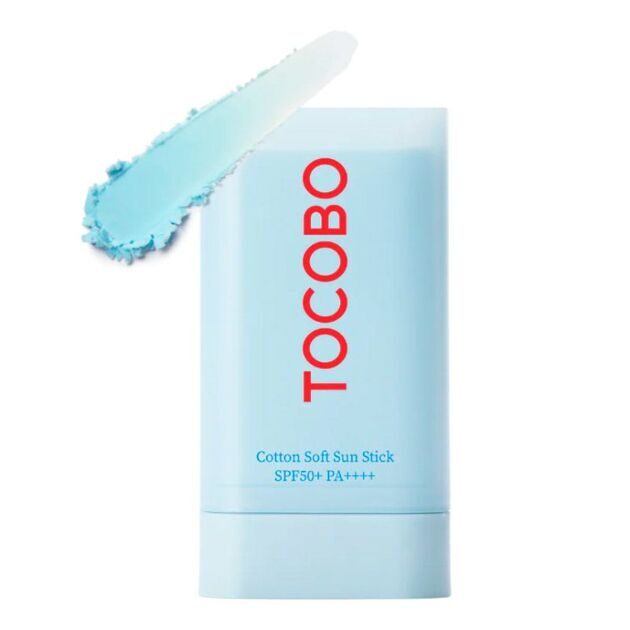 Себорегулирующий солнцезащитный стик для лица Tocobo Cotton Soft Sun Stick SPF50 + PA++++ 19гр