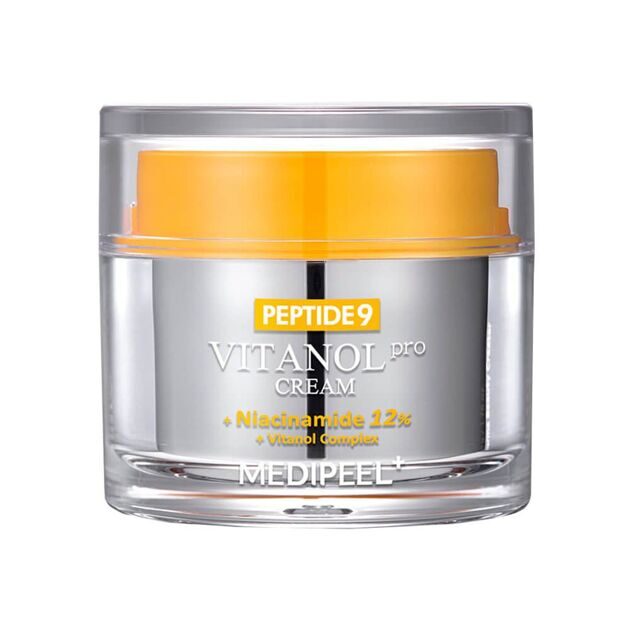 Medi-Peel Peptide 9 Vitanol PRO Cream Лифтинг-крем с пептидами и 12% ниацинамида для ровного тона 50мл